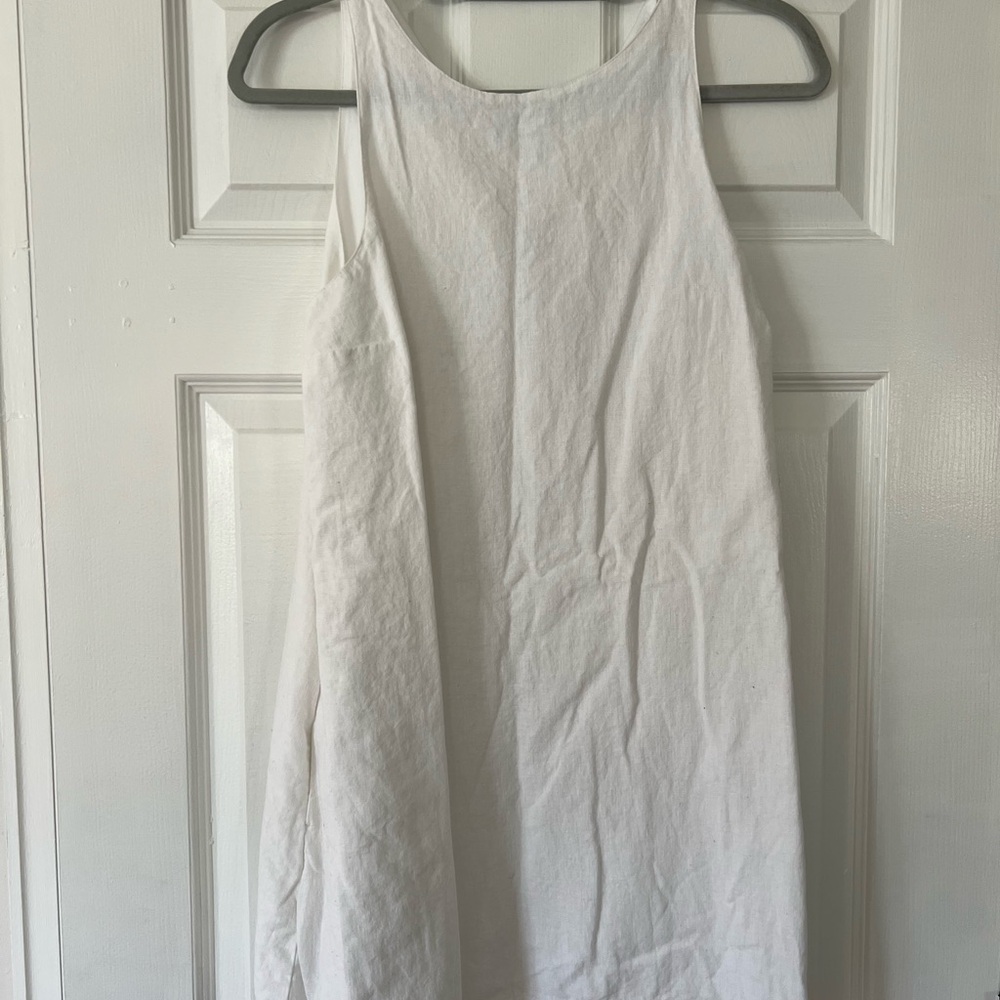 Abercrombie White Linen Dress